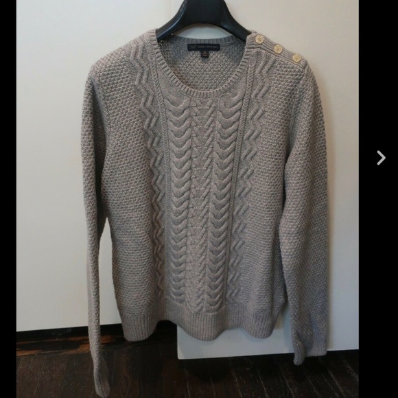Brooks Brothers Sweaters - Brooks Brothers Cotton+Wool Sweater Cable Knit XL